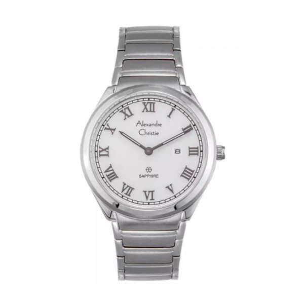 Alexandre Christie AC 8538 Silver White Man MDBSSSL Sapphire Alexandre Christie AC 8538 Silver White Man MDBSSSL Sapphire